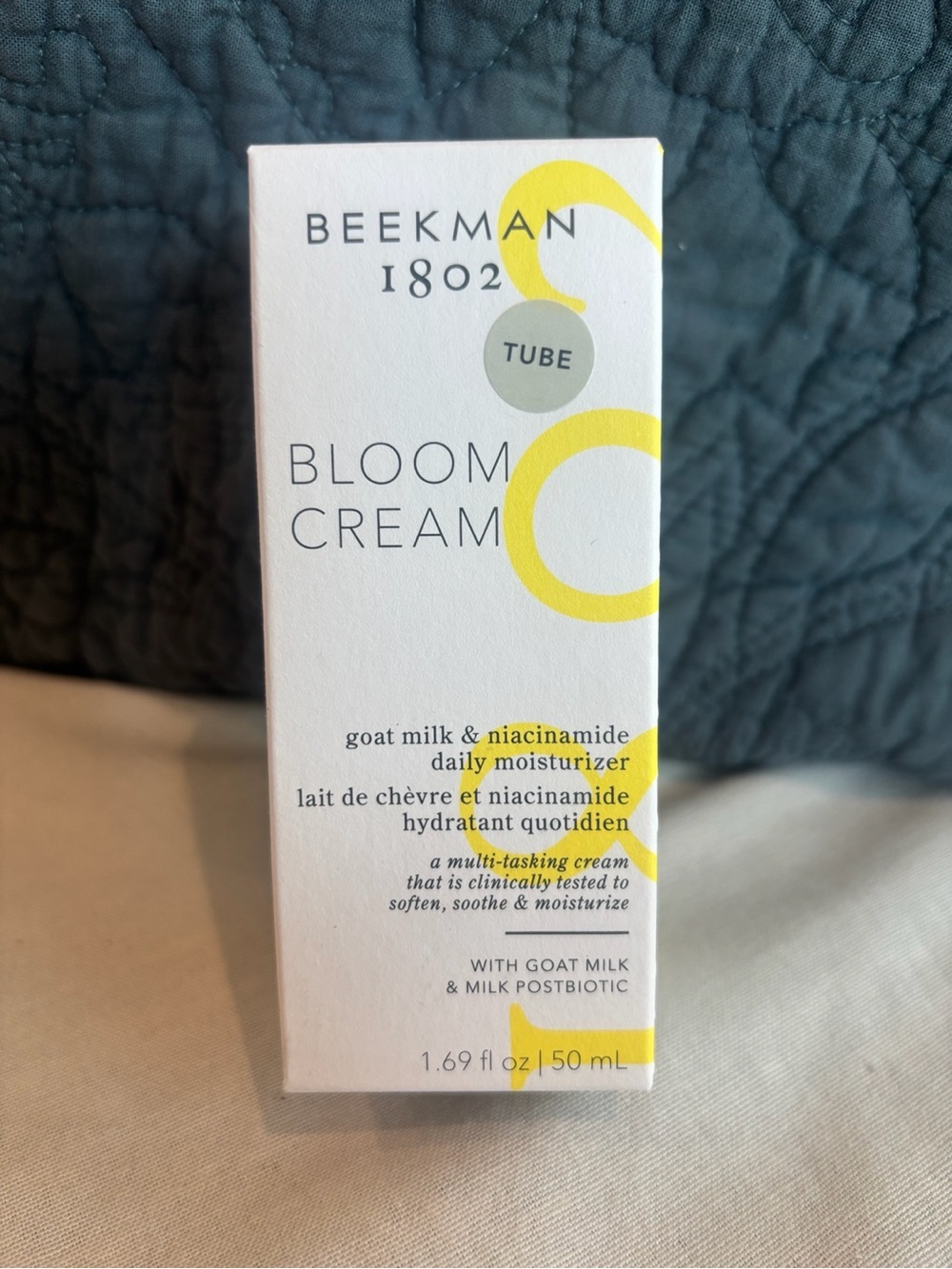 Beekman 1802 Bloom Cream Goat Milk Niacinamide Moisturizer 1.69 oz New